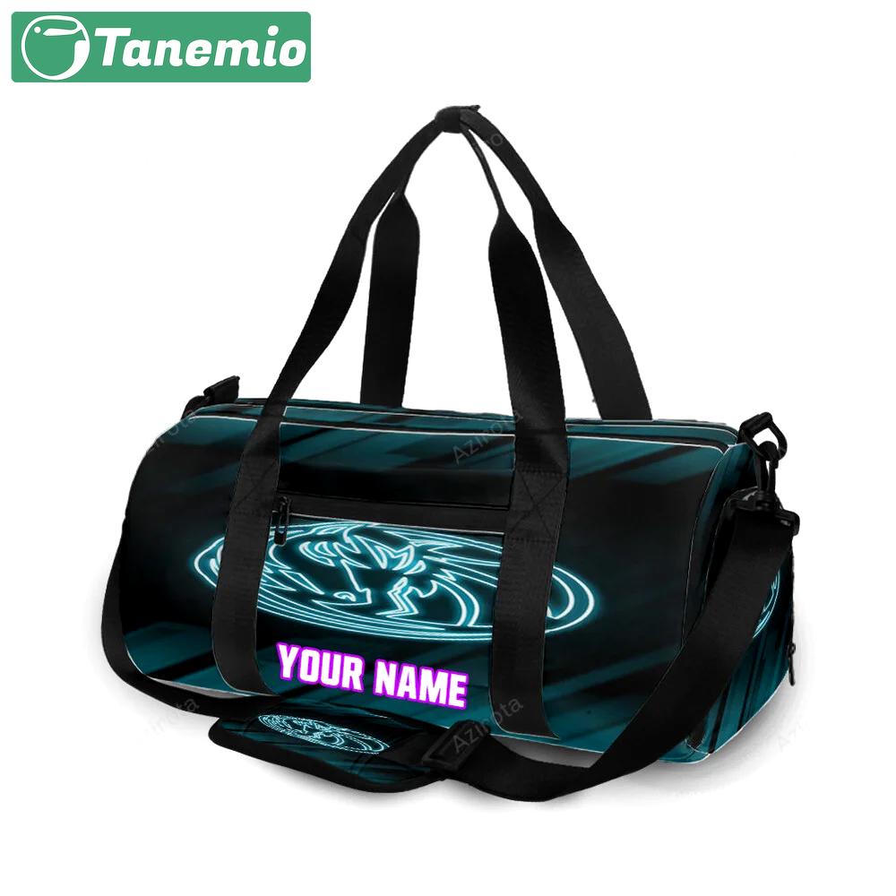 Dallas mavericks logo art 30 personalized name travel bag gym bag 1435 Travel Bag