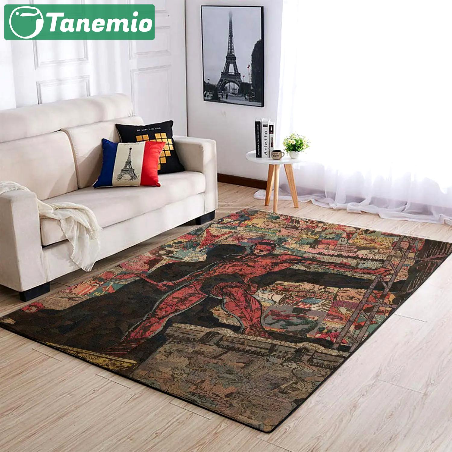 Daredevil comic area rug ofd 190912 area rug living room carpet rug regtangle carpet floor decor home decor Rectangle Rug
