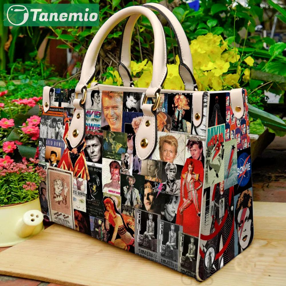 David bowie 1 leather bag for women gift 3968 Women Leather Hand Bag