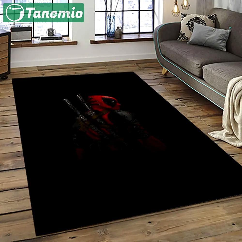Deadpool marvel movie retangle carpet area rug home decor best gift for fan and friends dp49 Rectangle Rug