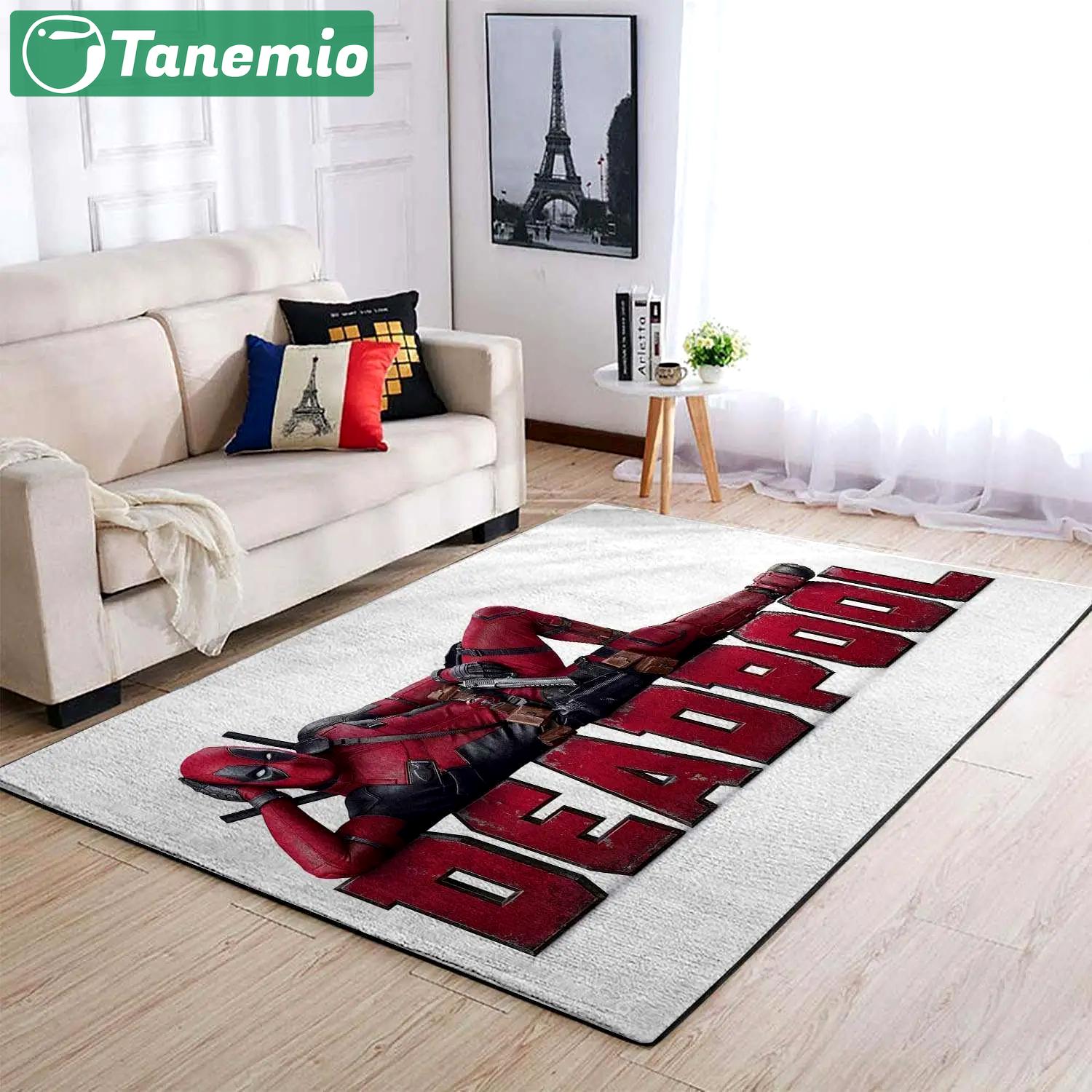 Deadpool marvel superheros area rugs marvel movies living room rug dp91212 Rectangle Rug