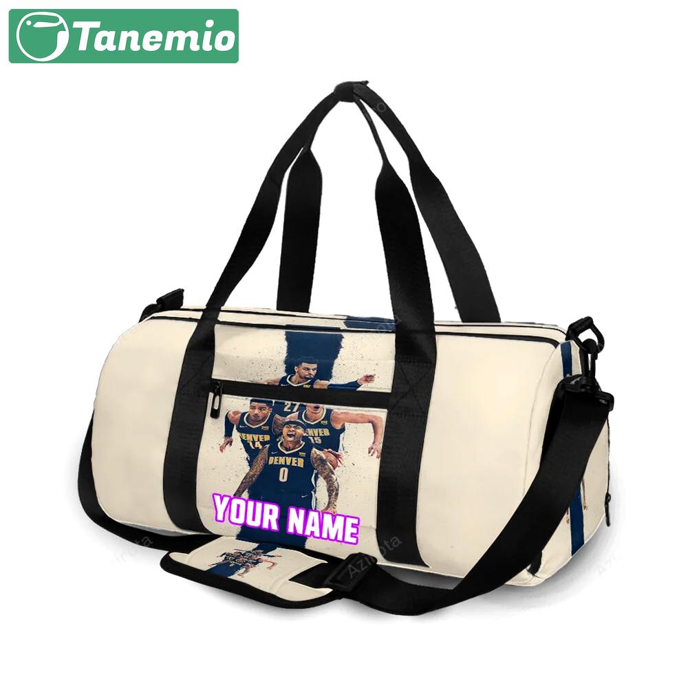 Denver nuggets all players3 personalized name travel bag gym bag 288 Travel Bag