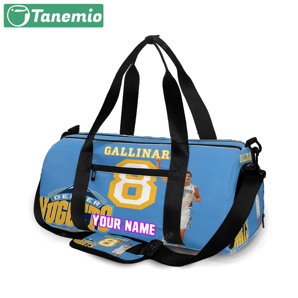 Denver nuggets danilo gallinari1 personalized name travel bag gym bag 1416 Travel Bag