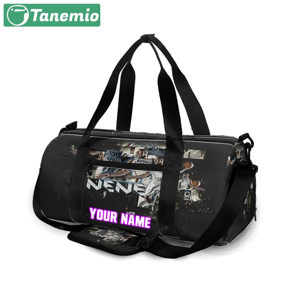 Denver nuggets nene1 personalized name travel bag gym bag 2150 Travel Bag
