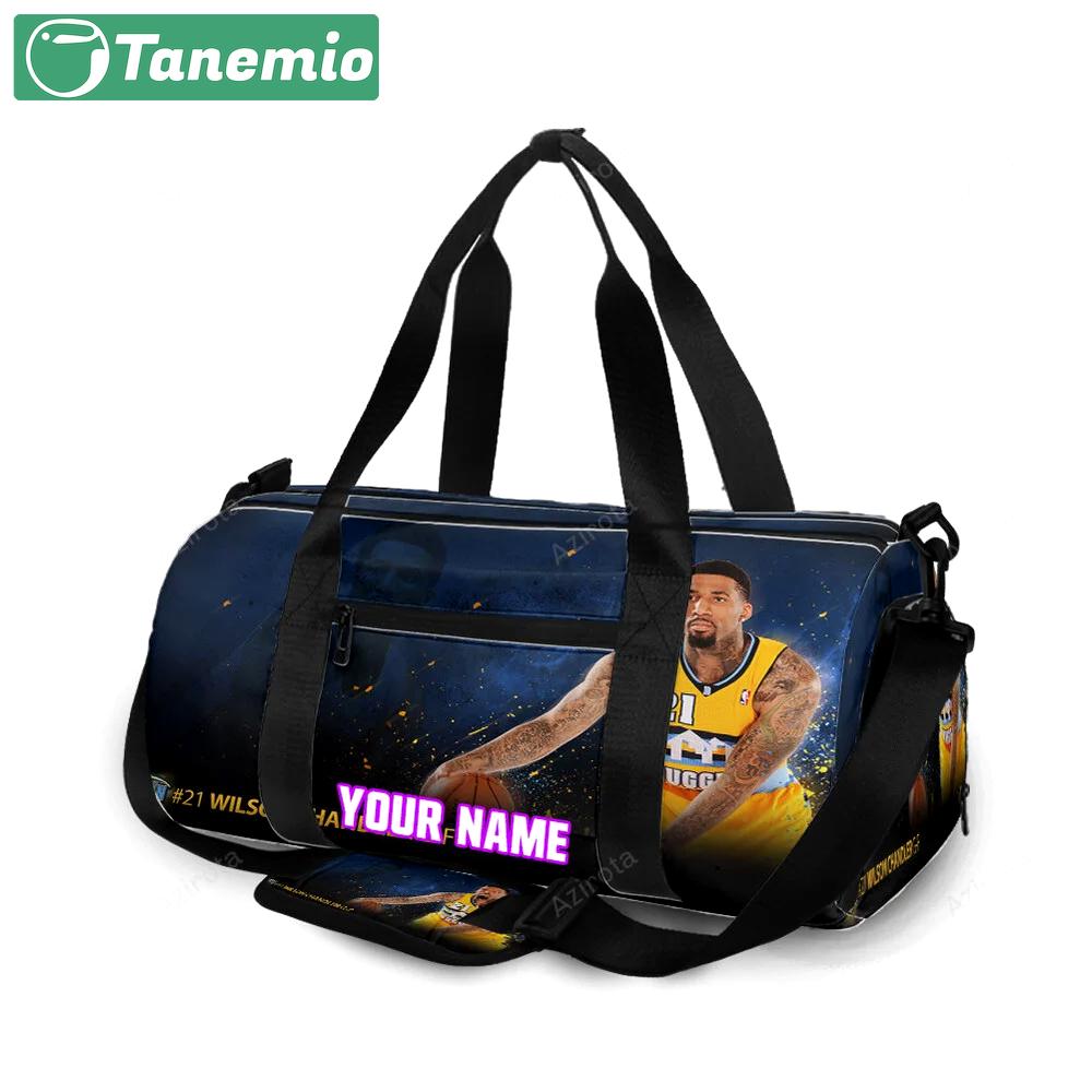 Denver nuggets wilson chandler1 personalized name travel bag gym bag 1976 Travel Bag
