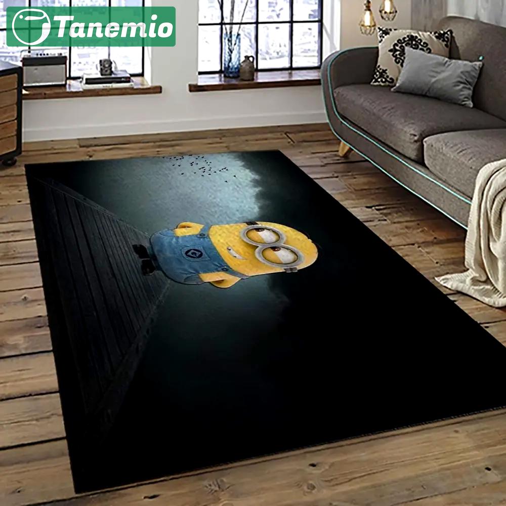 Despicable me film movie minion characters area rug home decor halloween gift best present for friends dmm80 Rectangle Rug