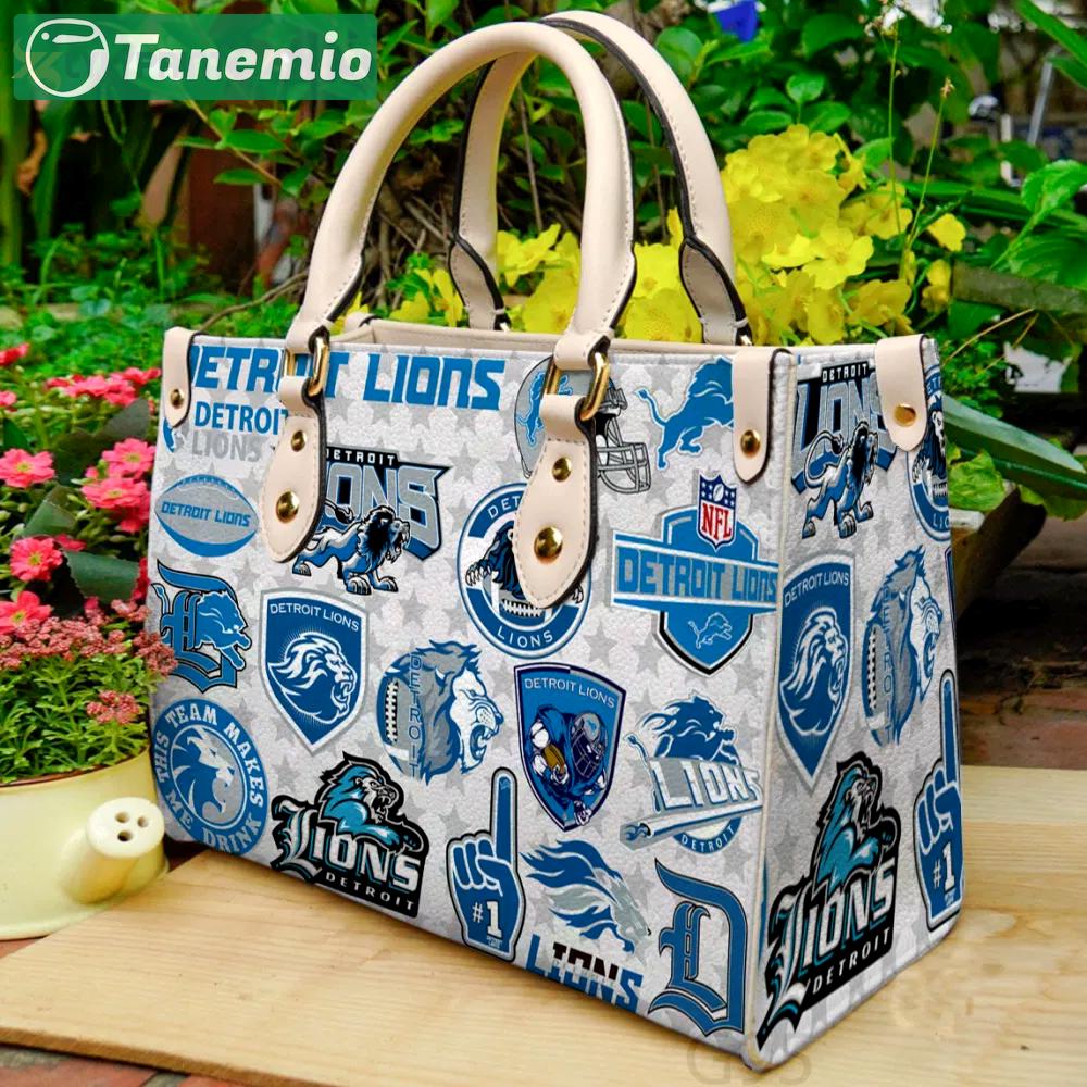 Detroit lions leather bag for women gift 957 Women Leather Hand Bag