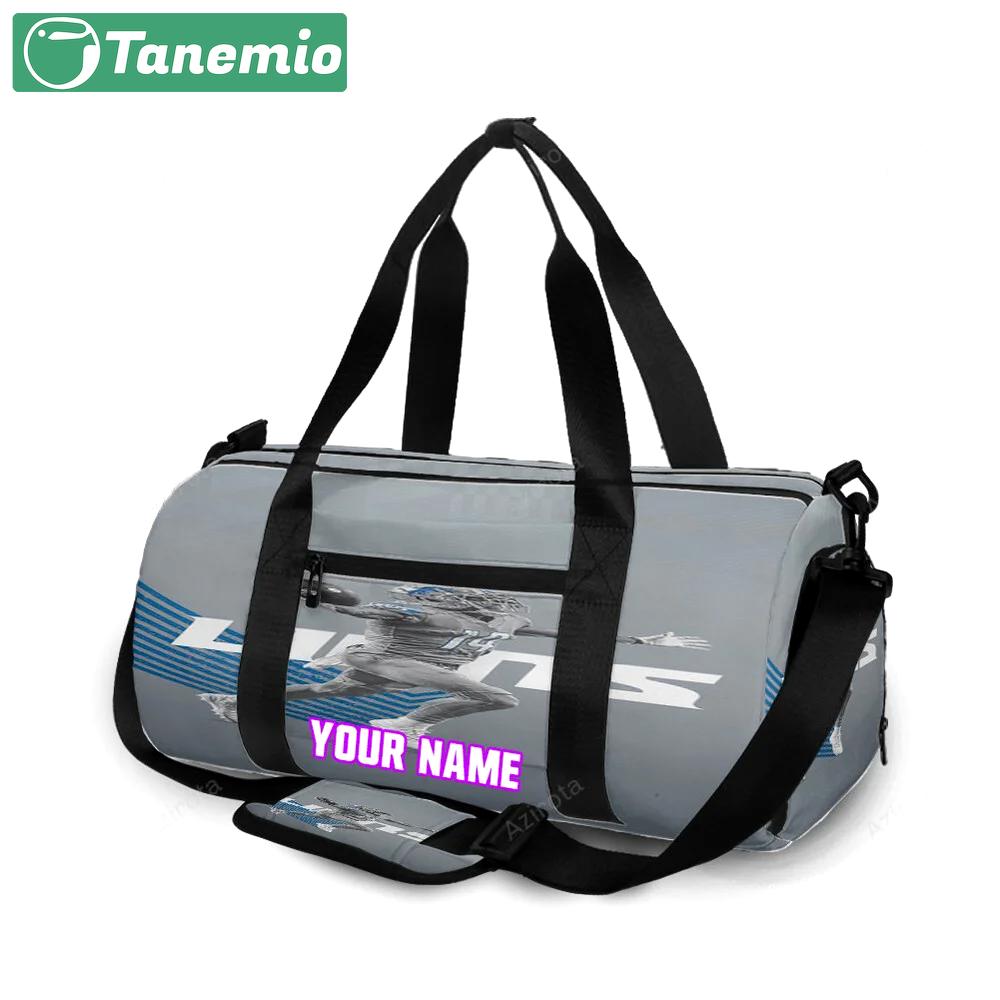 Detroit lions player 14 personalized name travel bag gym bag 870 Travel Bag