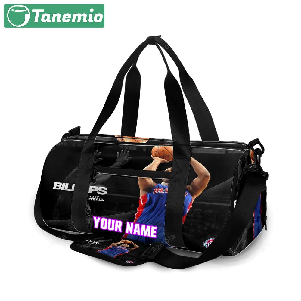 Detroit pistons chauncey billups1 personalized name travel bag gym bag 1979 Travel Bag