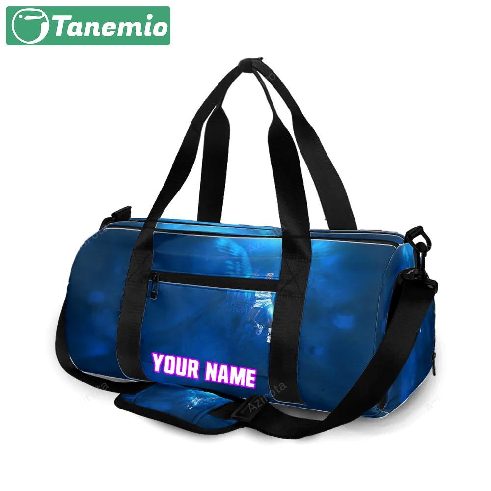 Detroit pistons dennis rodman1 personalized name travel bag gym bag 1981 Travel Bag