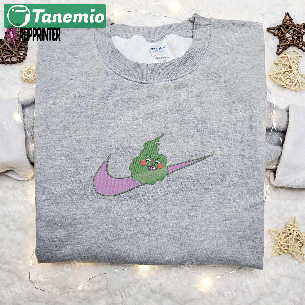 Dimple x swoosh anime embroidered shirt: best mob psycho 100 gift for family Embroidered Shirt