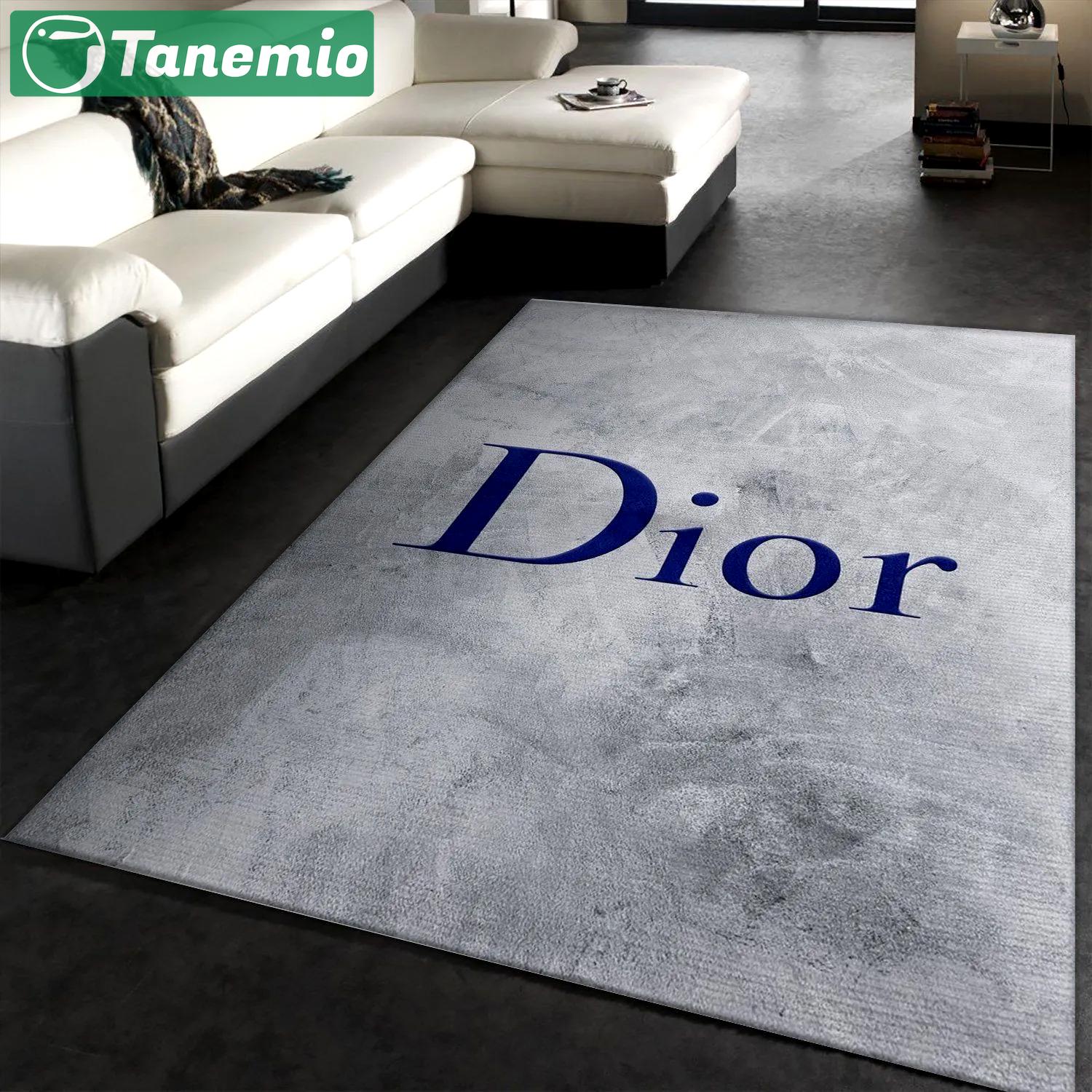 Dior logo type 191. Upgrade Your Living Room with Luxury Home Decor: Area Carpets, Floor Decor, Door Mats, and Hot Gift Items with style a High-End Fashion Brand Rectangle Rug