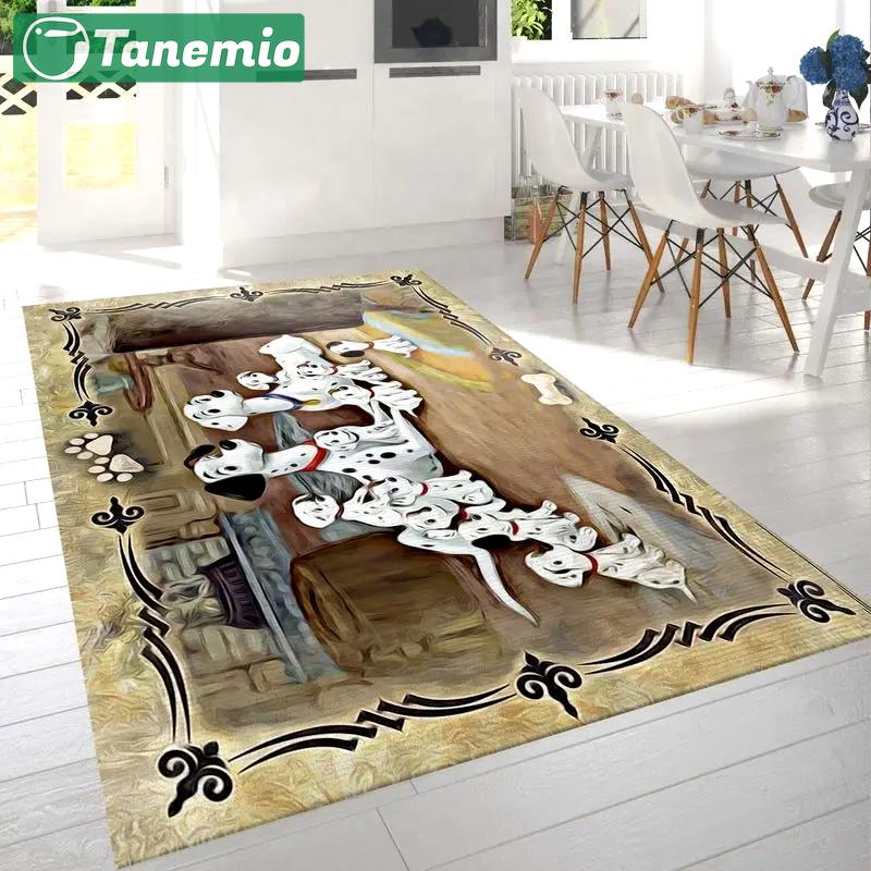 Disney 101 dalmatians area rug living room and bed room rug rug regtangle Rectangle Rug