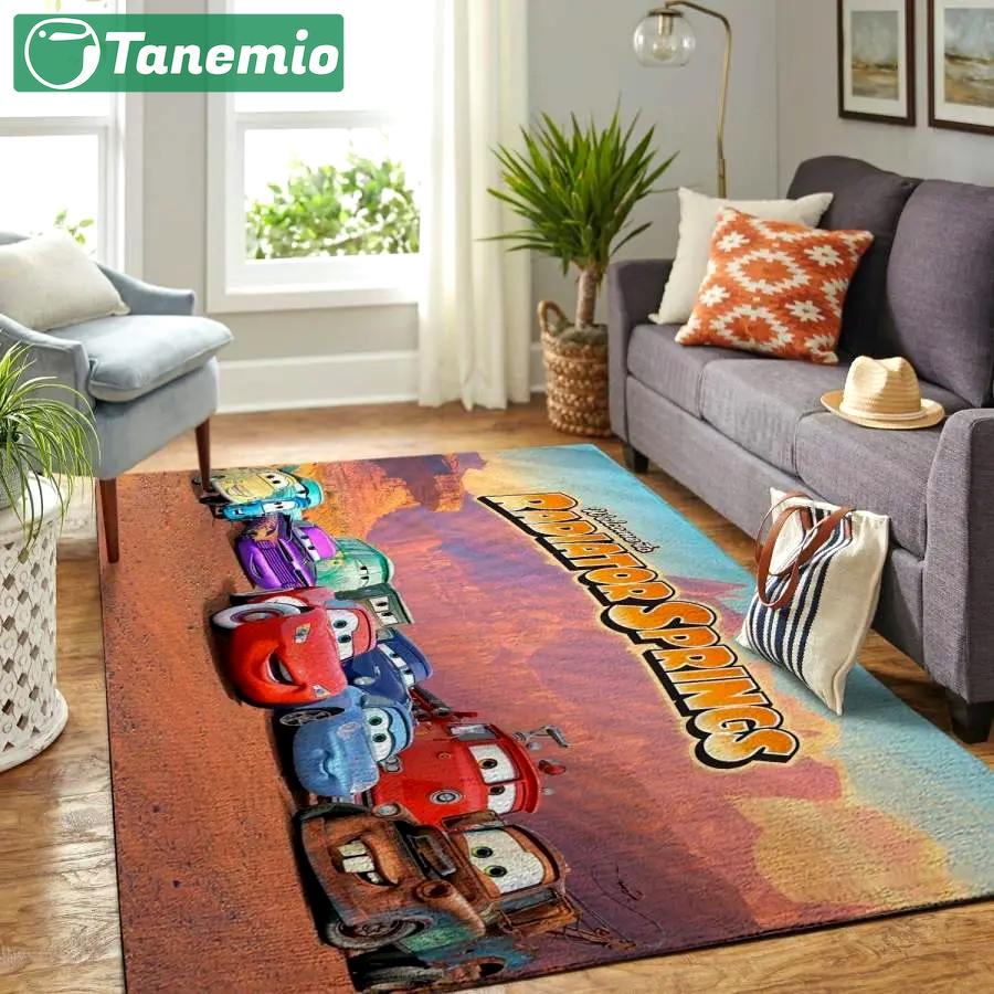 Disney cars area rug living room rug home decor disney cartoons carpet 1912122 Rectangle Rug
