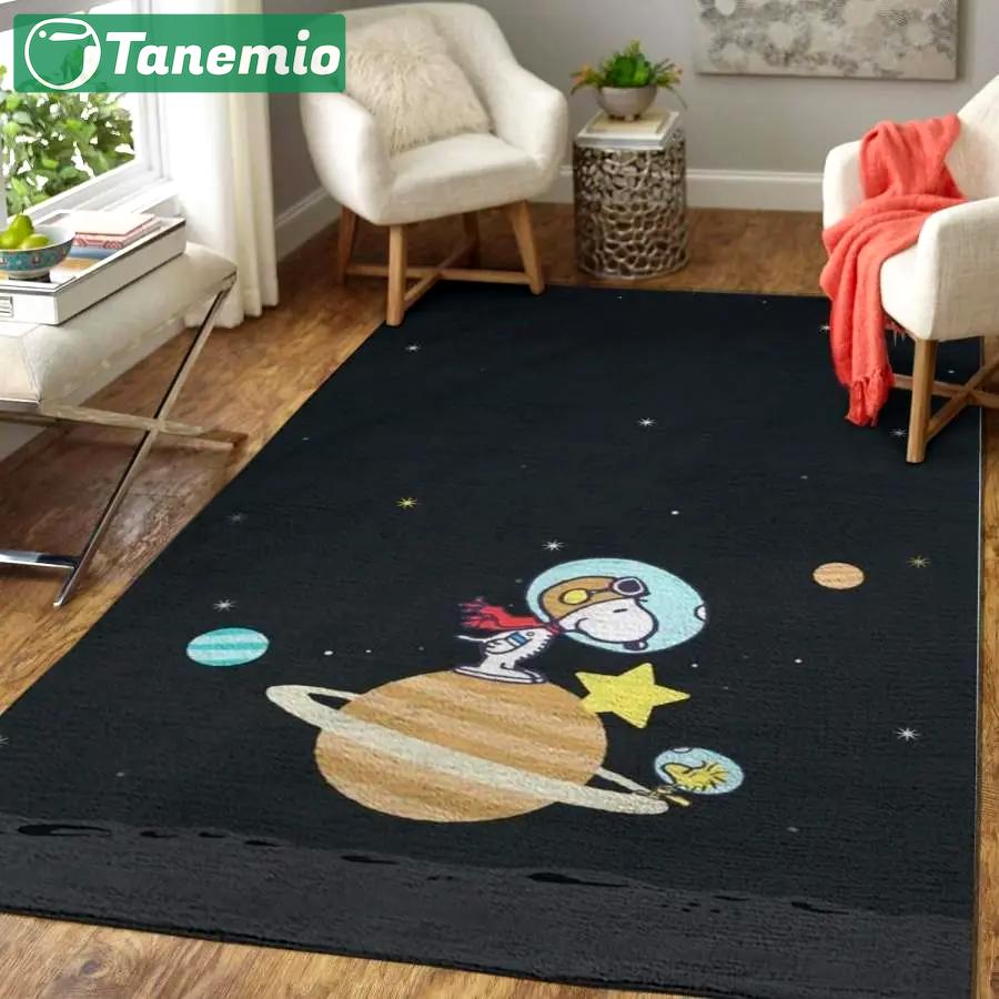 Disney fans snoopy area rug living room rug home decor home decor Rectangle Rug