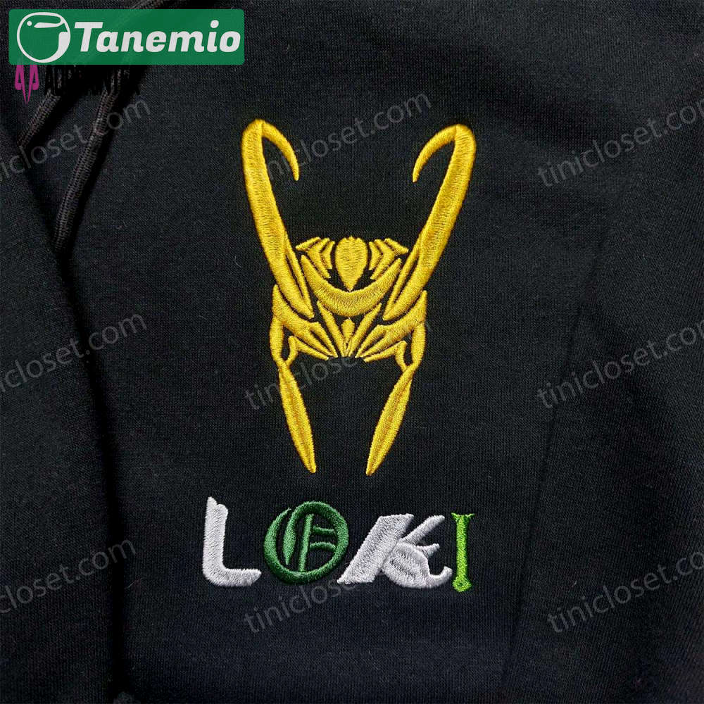 Disneyland loki marvel embroidered shirt: stylish & unique merchandise for fans Embroidered Shirt
