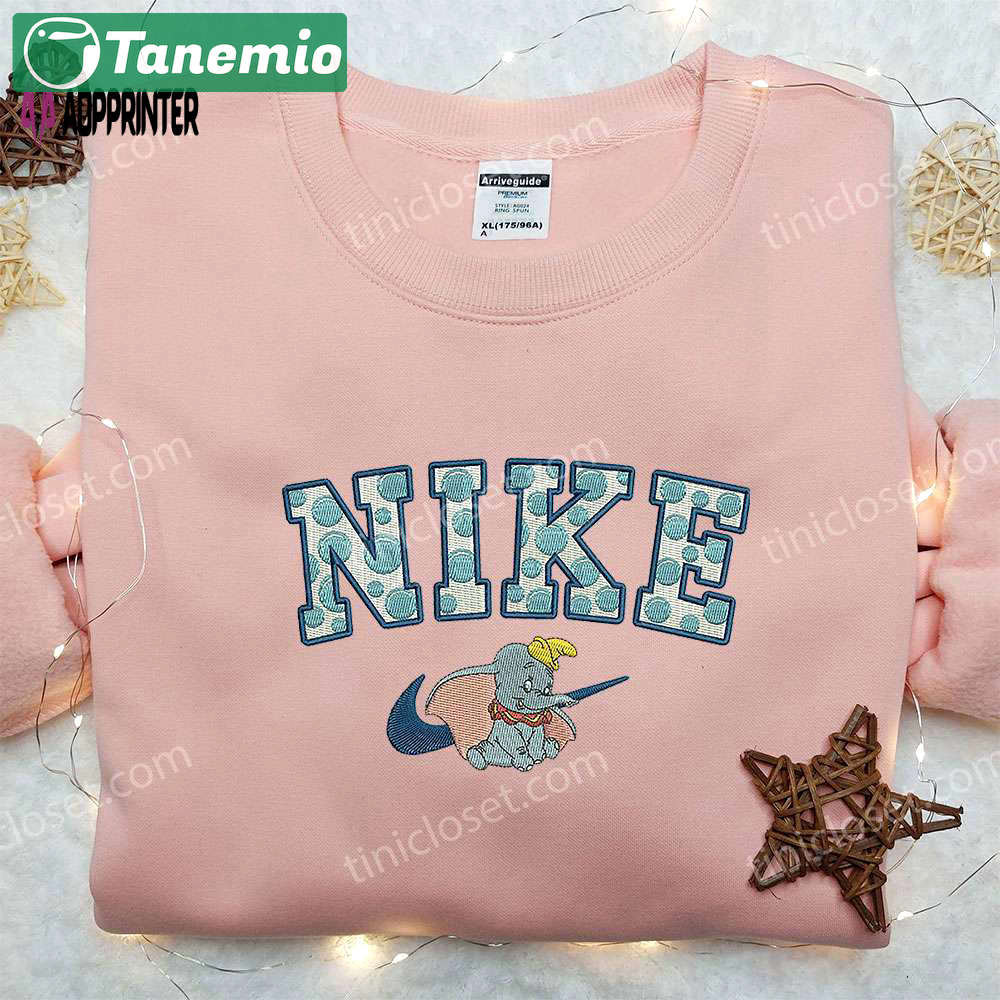 Dumbo x nike embroidered shirt – custom design unique collaboration Embroidered Shirt