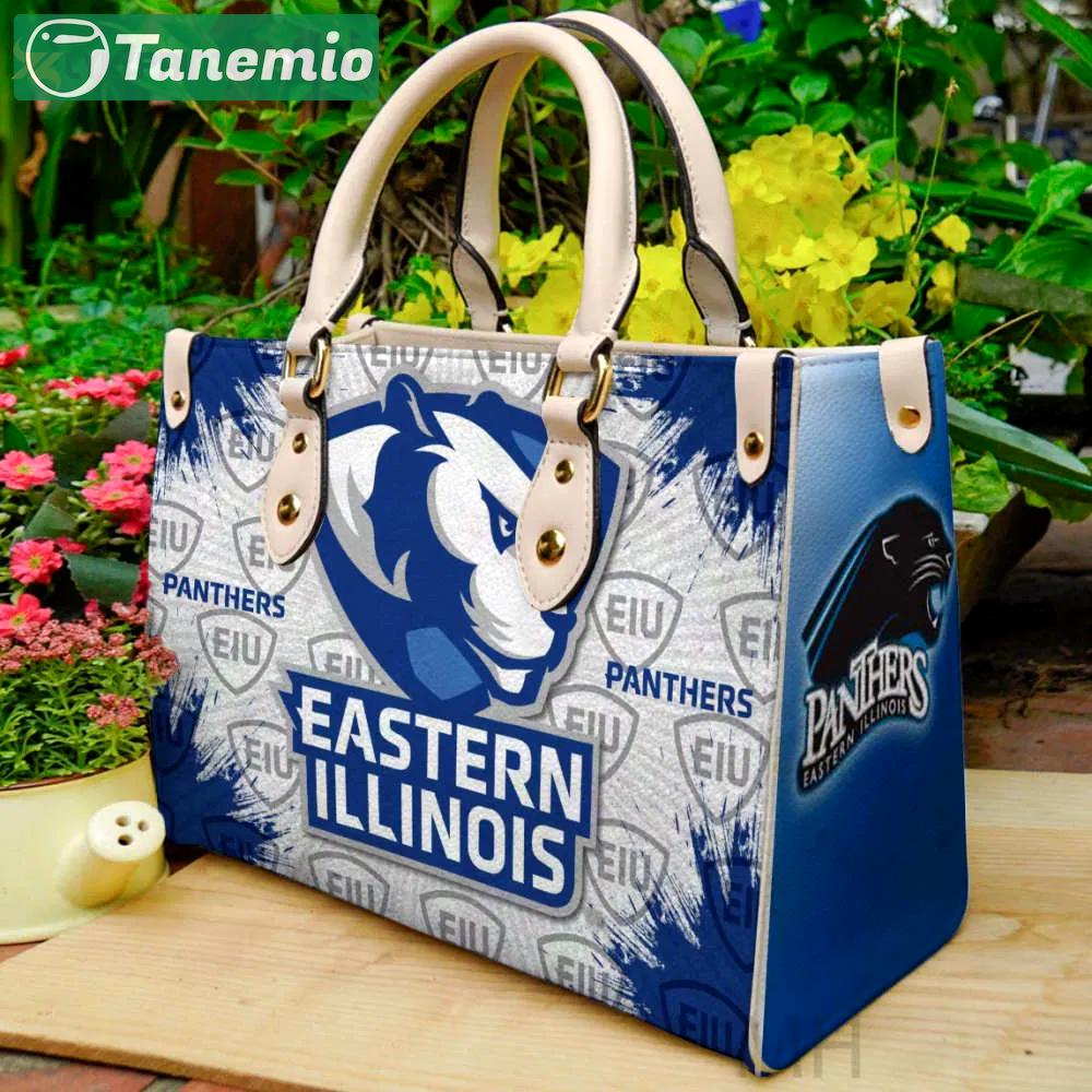 Eastern illinois panthers leather handbag gift for women 2611 Women Leather Hand Bag