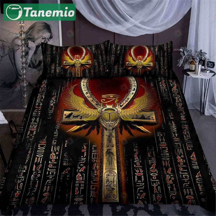 Egyptian ankh scarab   Bedding Sets bedroom idea duvet bedclothes blankets sheets bedspread home decor bed linen covers