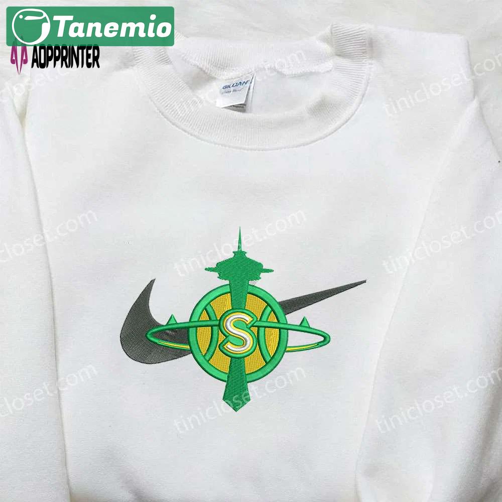 El cuernu guanabanas x nike embroidered shirt: custom gift for daughter stylish & unique nike design Embroidered Shirt