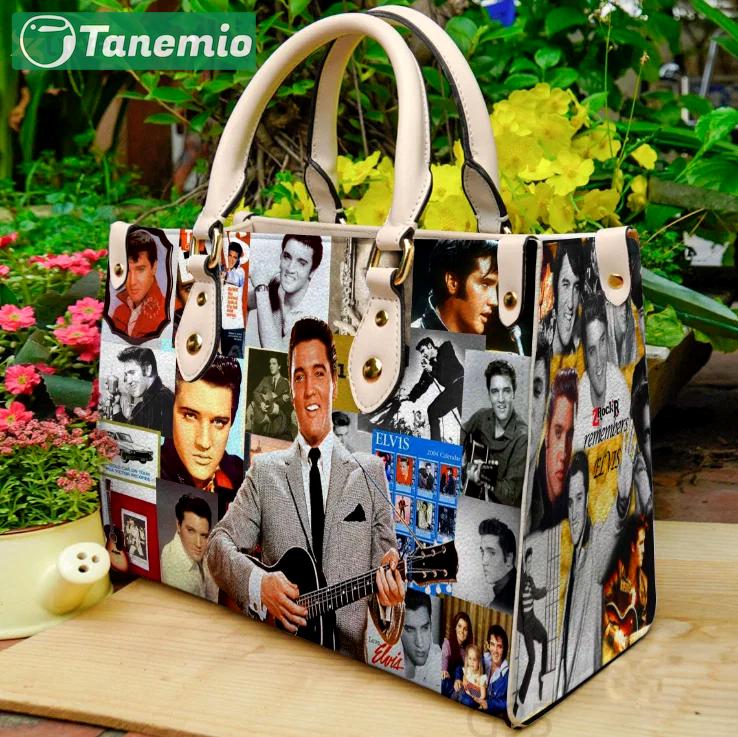 Elvis presley 1 leather handbag gift for women 4175 Women Leather Hand Bag