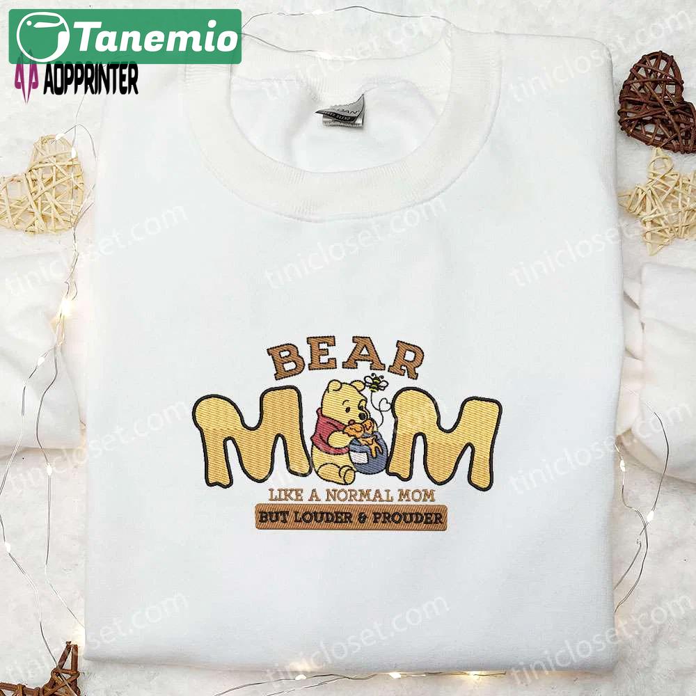 Empower mom with louder pride: embroidered shirt & hoodie perfect mother’s day gift! Embroidered Shirt