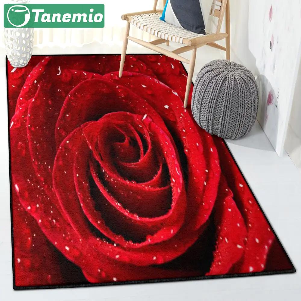 Flower kitchen rugs, flowers rug Rectangle Rug