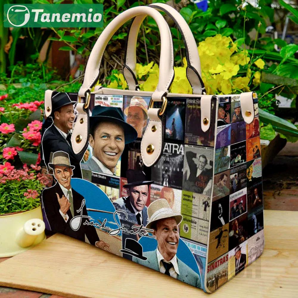 Frank sinatra 2 leather handbag for women gift 2473 Women Leather Hand Bag