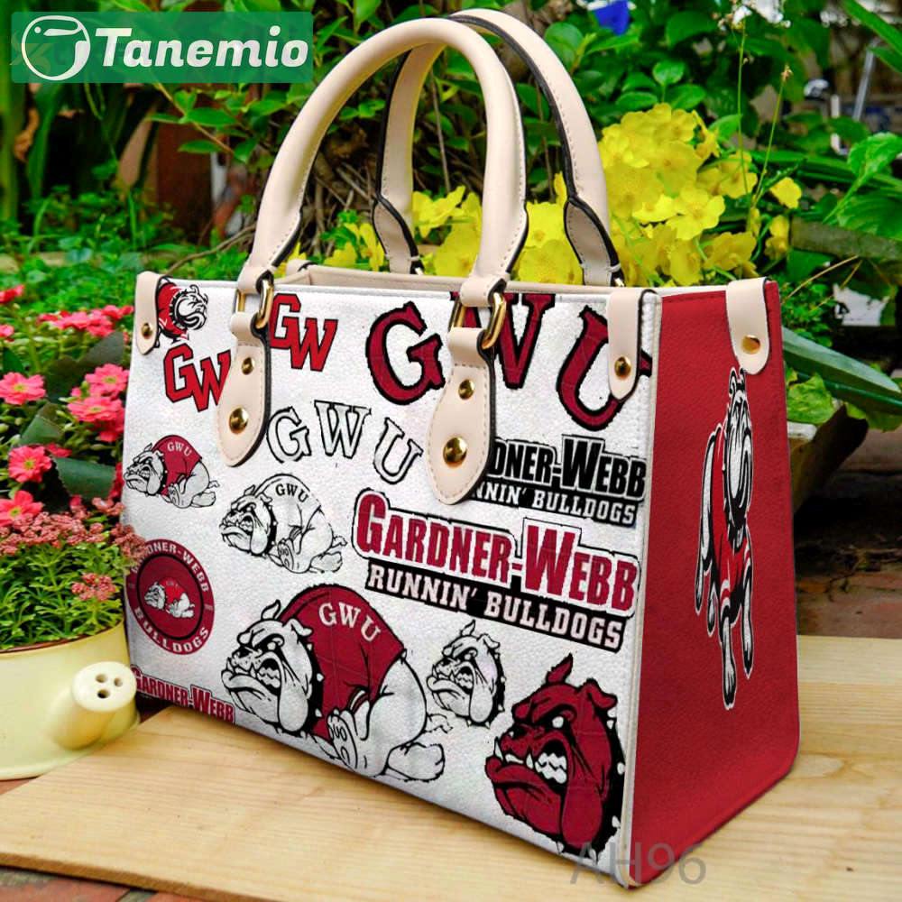 Gardner-webb runnin’ bulldogs leather handbag 3330 Women Leather Hand Bag