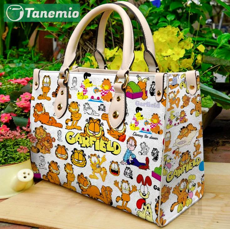Garfield 3 leather handbag gift for women 4116 Women Leather Hand Bag