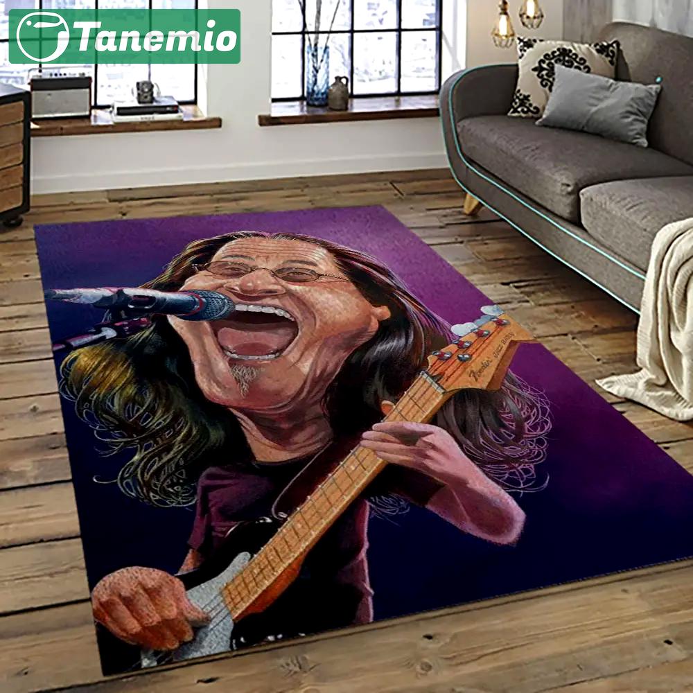 Geddy lee rapper hiphop music retangle carpet area rug home decor best gift for fan and friends gl3 Rectangle Rug