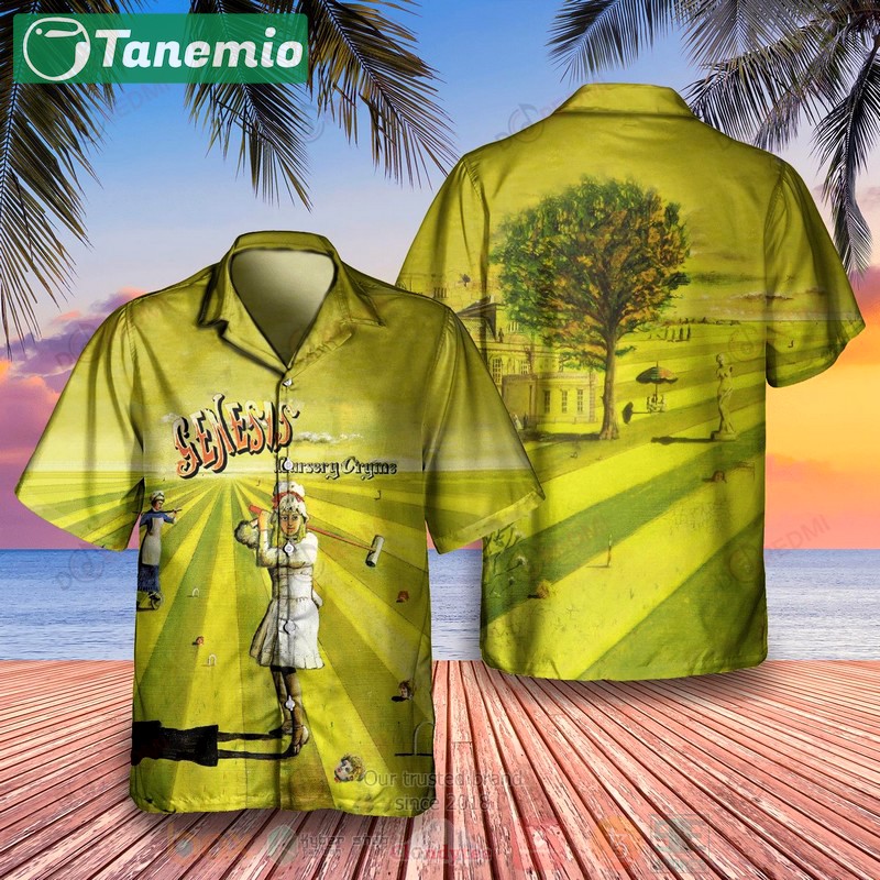 Genesis nursery cryme album hawaiian shirt 2 Hawaii Shirt Shorts & Flip Flops