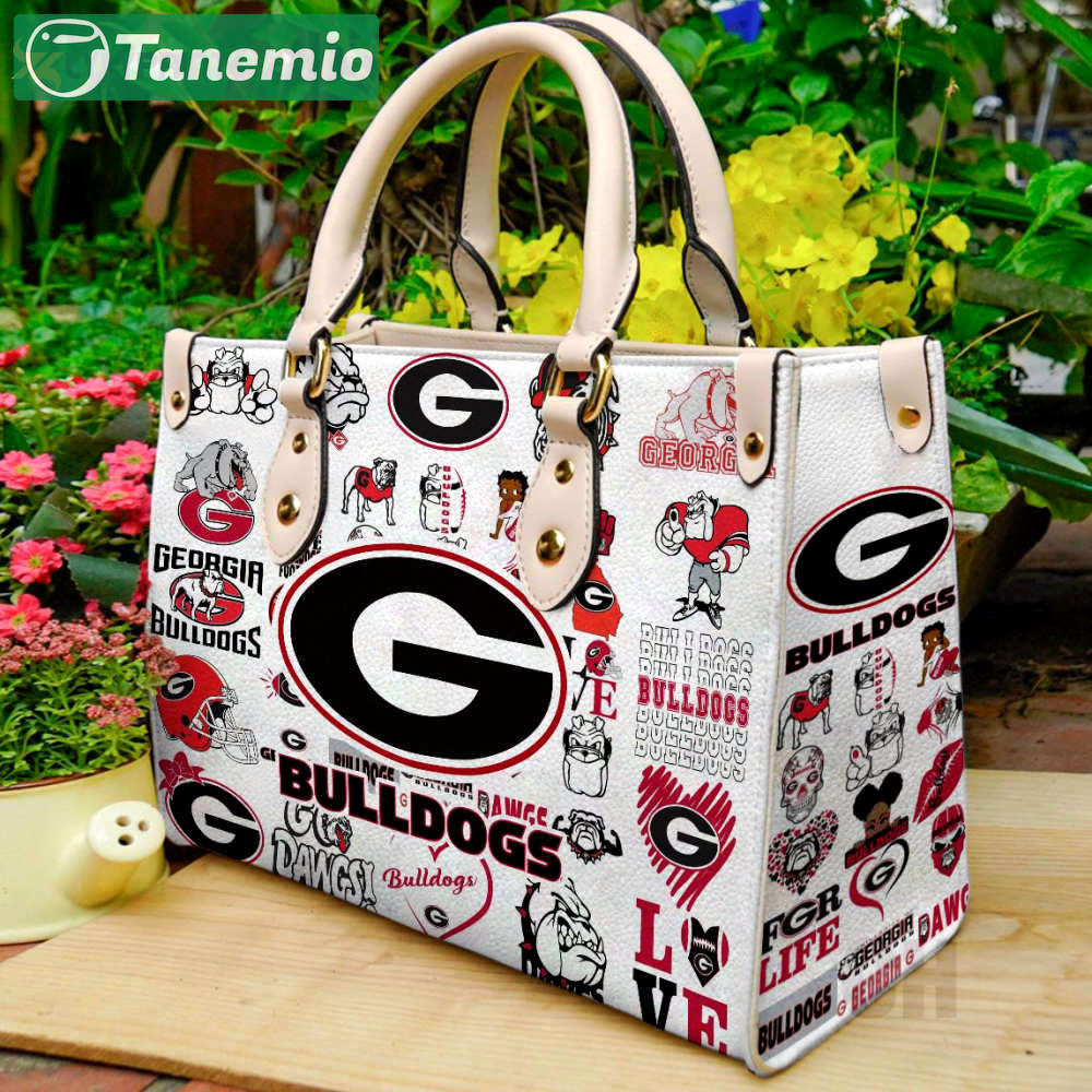 Georgia bulldogs 1 leather handbag  gift for women 4549 Women Leather Hand Bag