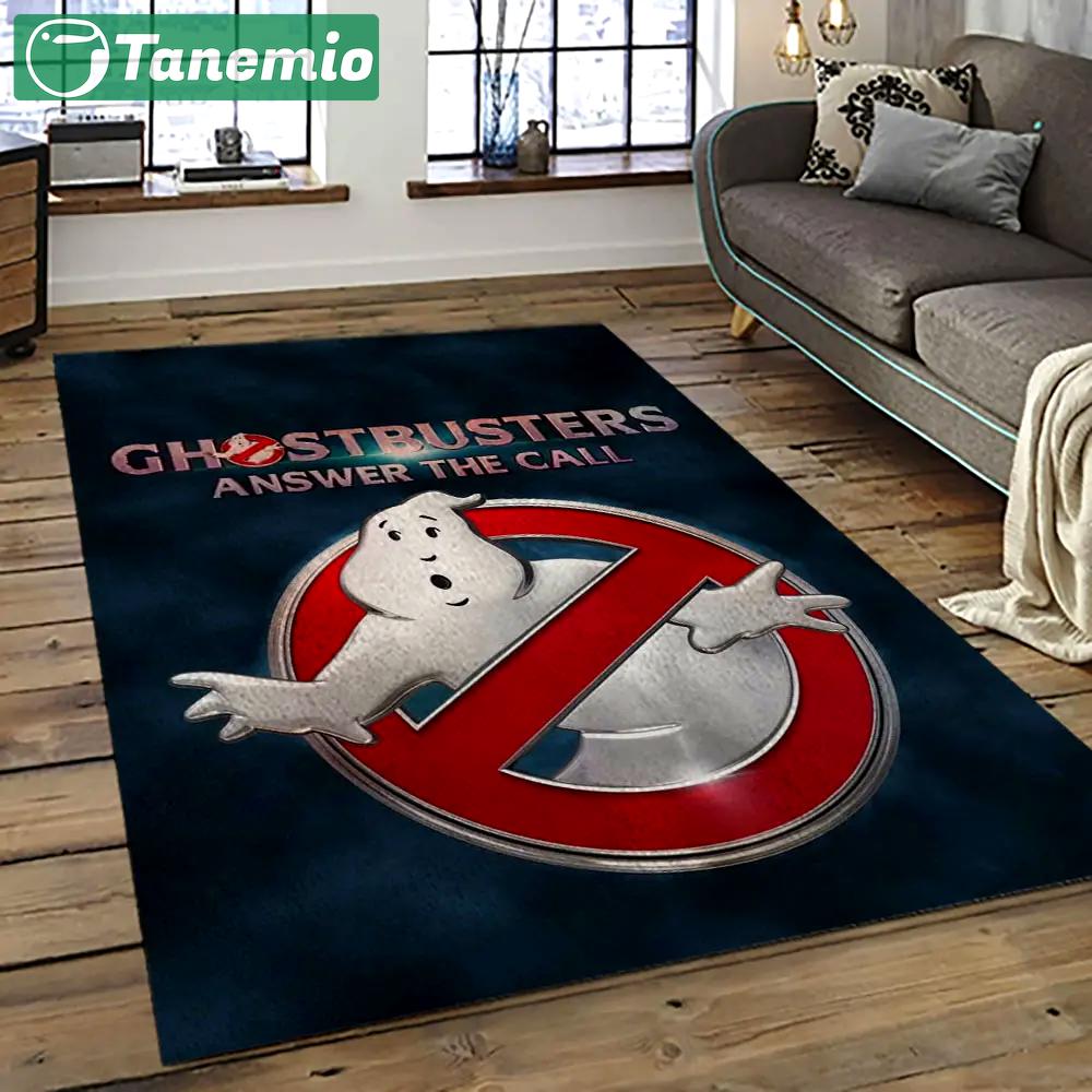 Ghostbusters supernatural comedy film movie carpet area rug home decor halloween gift best present for friends gbs18 Rectangle Rug