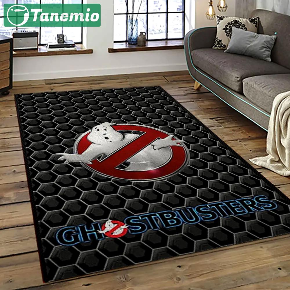 Ghostbusters supernatural comedy film movie carpet area rug home decor halloween gift best present for friends gbs3 Rectangle Rug