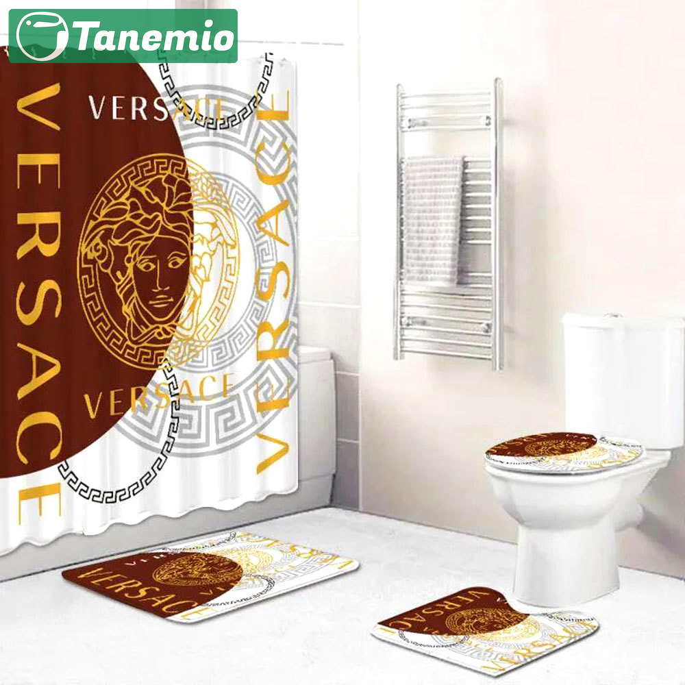 Gianni versace bathroom sets bath mat home decor luxury fashion brand hypebeast Bathroom Set