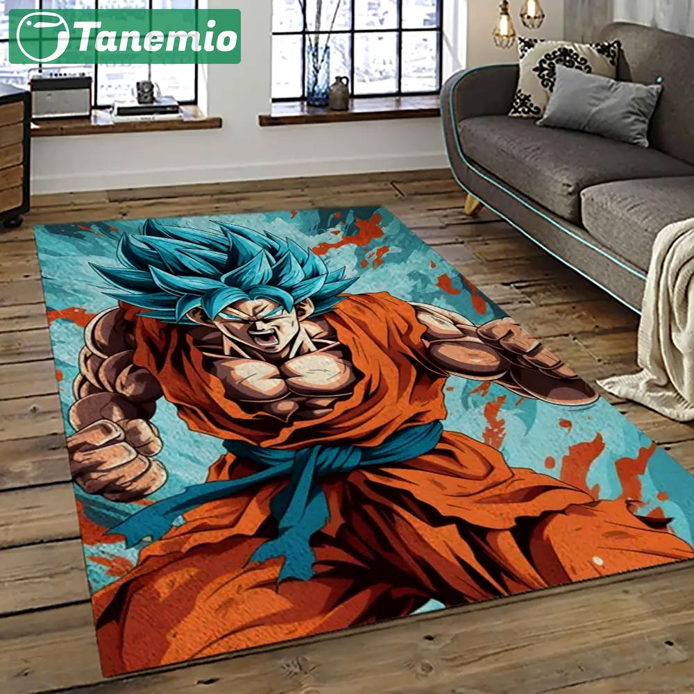 Goku characters cartoon movie carpet rectangle area rug for living room bedroom decor gku45 Rectangle Rug