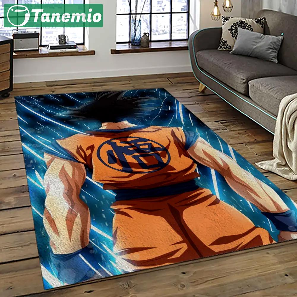 Goku characters cartoon movie carpet rectangle area rug for living room bedroom decor gku6 Rectangle Rug