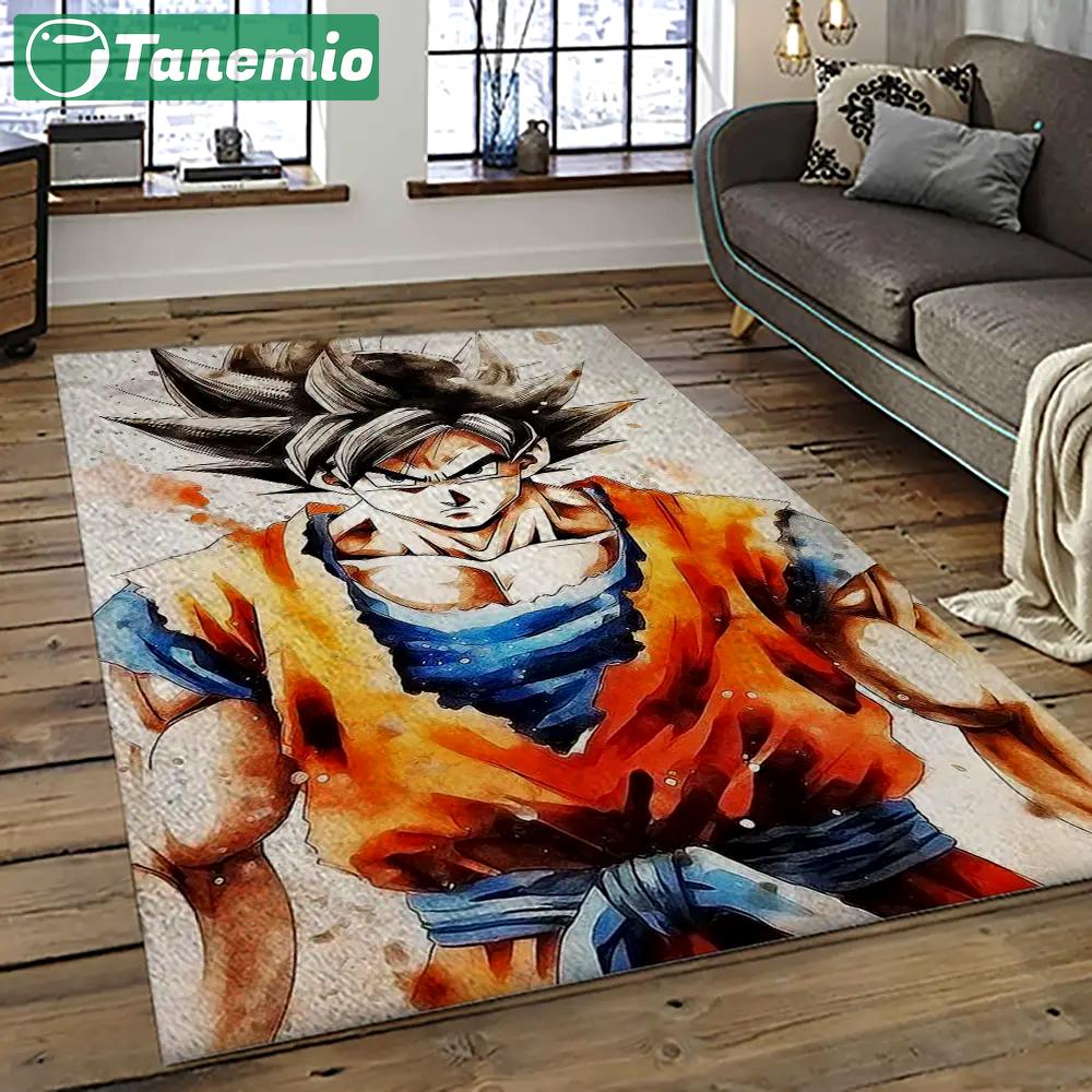 Goku characters cartoon movie carpet rectangle area rug for living room bedroom decor gku67 Rectangle Rug