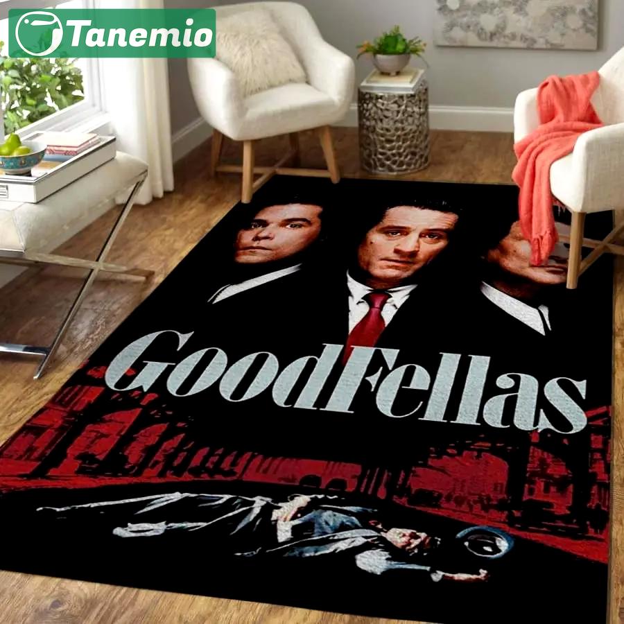 Goodfellas characters movie rug area rug living room rug home decor Rectangle Rug