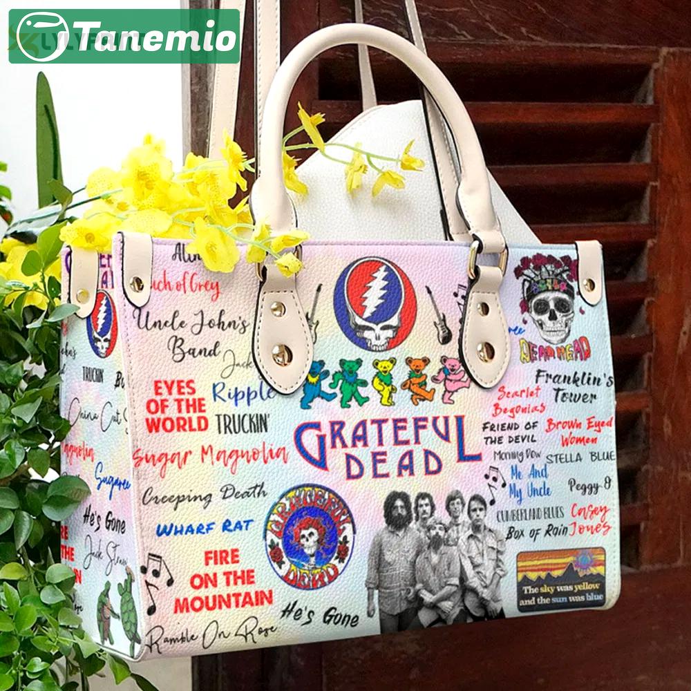 Grateful dead leather bag for women gift 1393 Women Leather Hand Bag