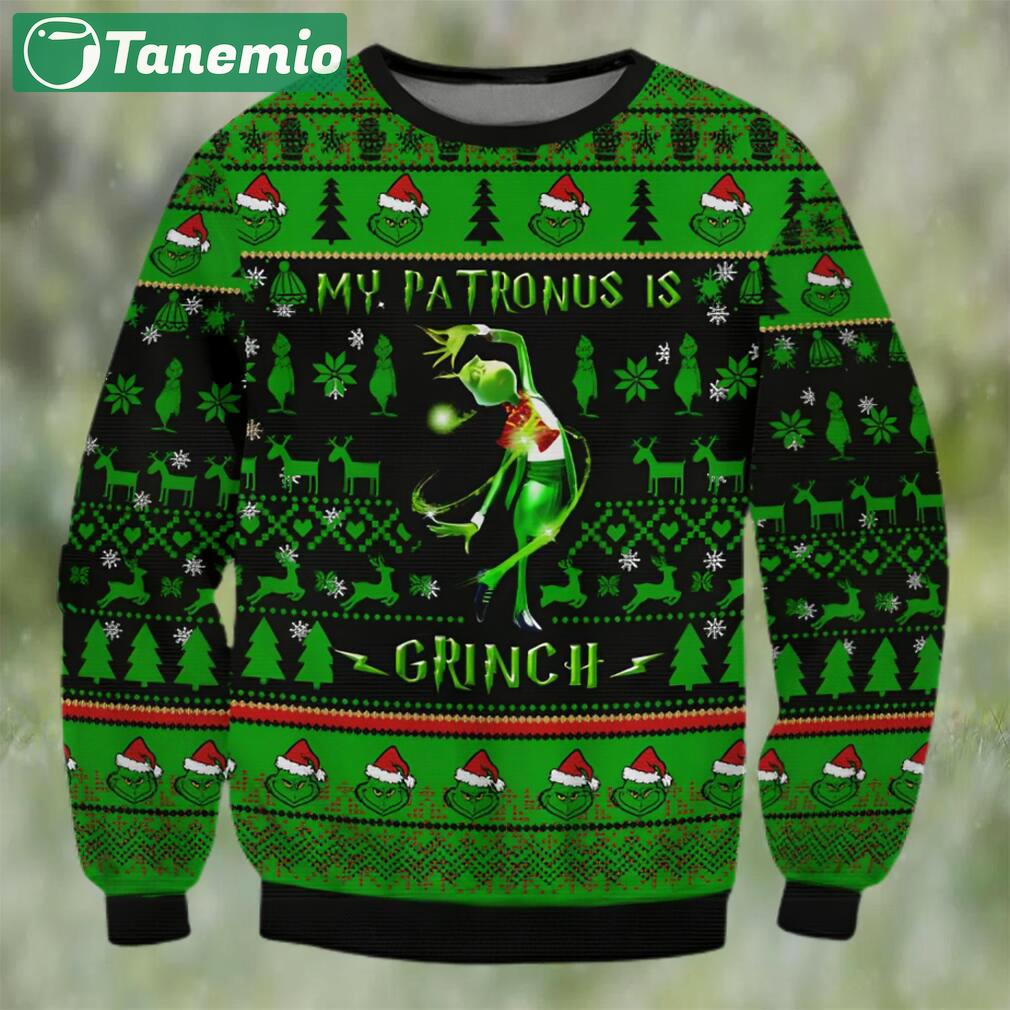 Grinch patronus ugly christmas sweater Christmas Ugly Sweater
