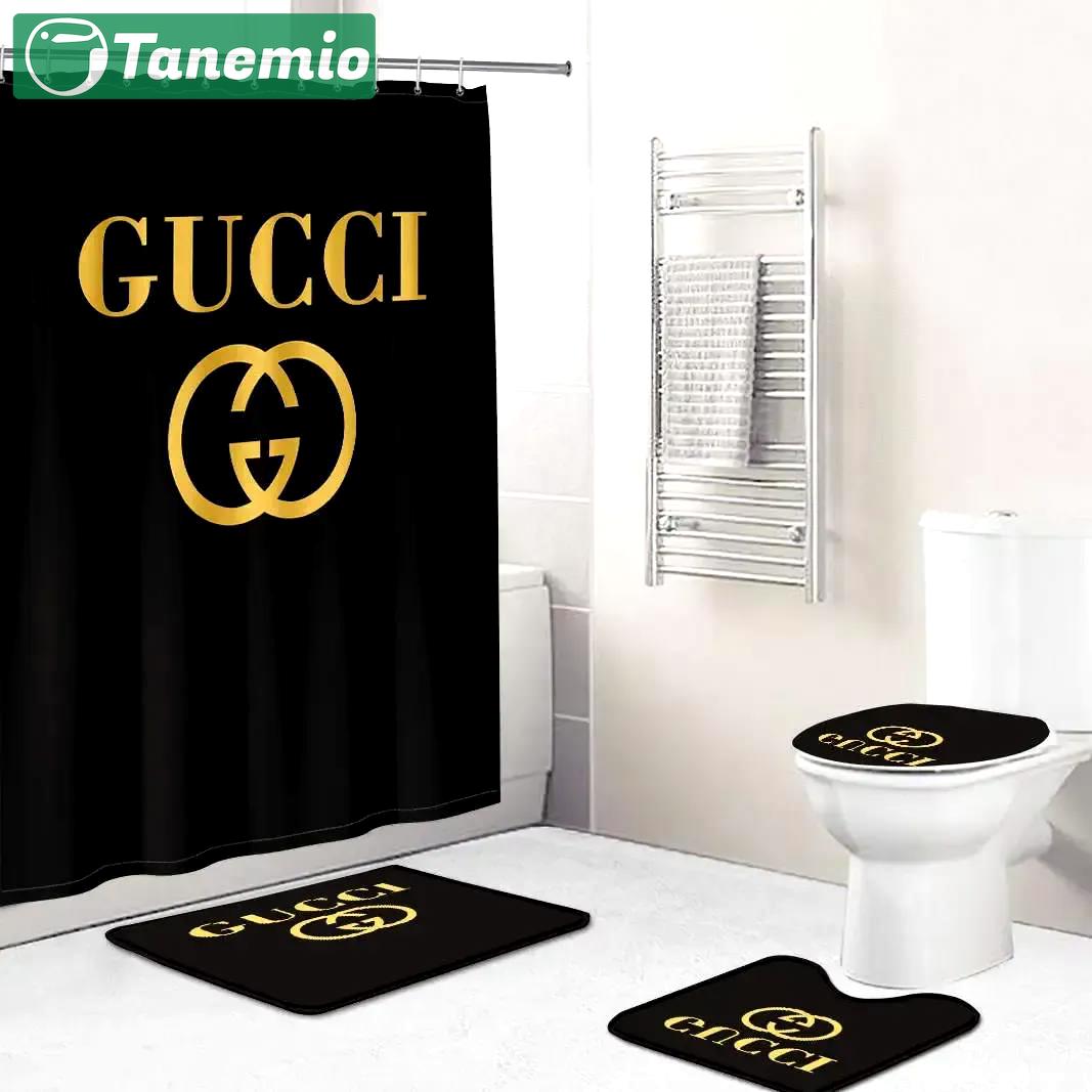 Gucci hypebeast home decor bath mat bathroom sets luxury fashion brand Bathroom Set