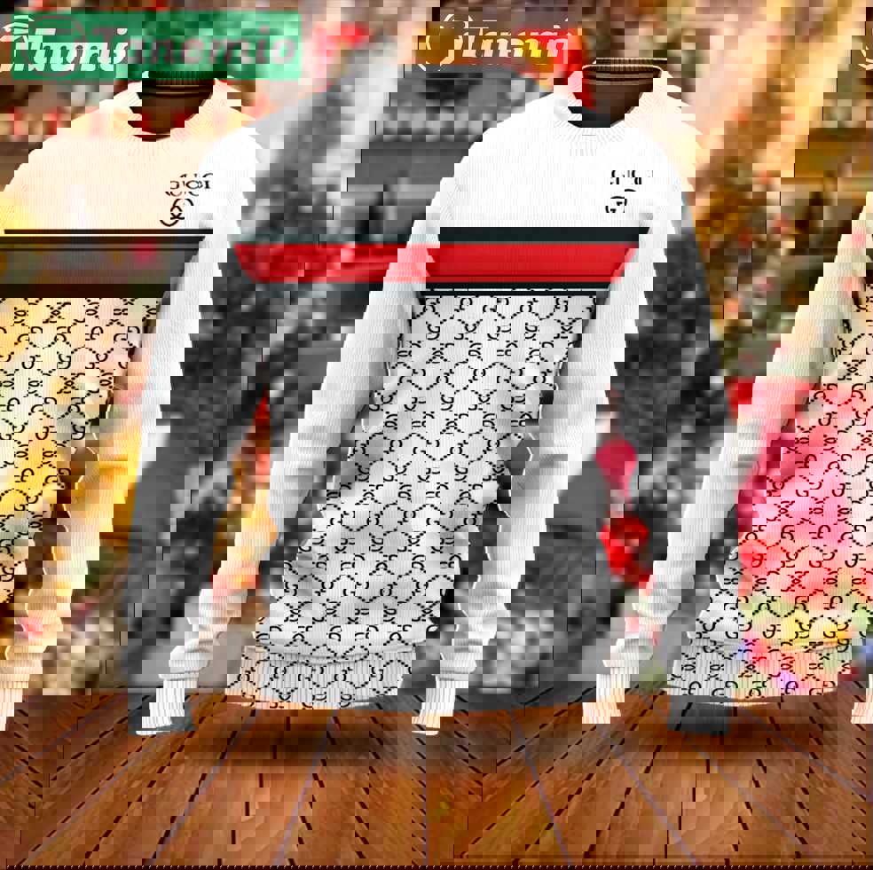 Gucci luxury ugly christmas sweaterhot 2025 style 710 Christmas Ugly Sweater