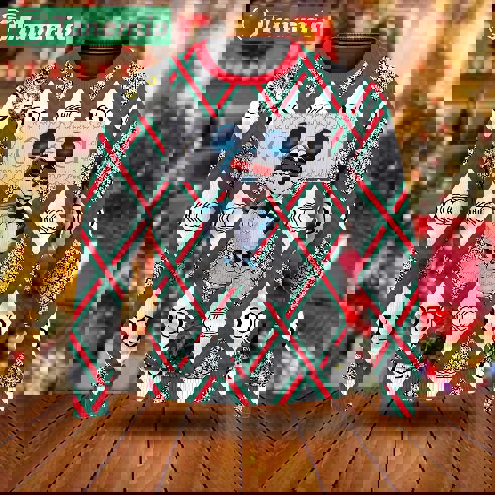 Gucci mickey mouse luxury ugly christmas sweater  hot 2024 style 149 Christmas Ugly Sweater