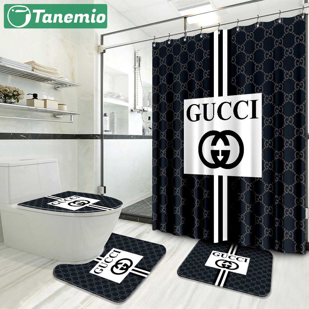 Gucci new hot luxury brand logo premium bathroom set home decor Bathroom Set