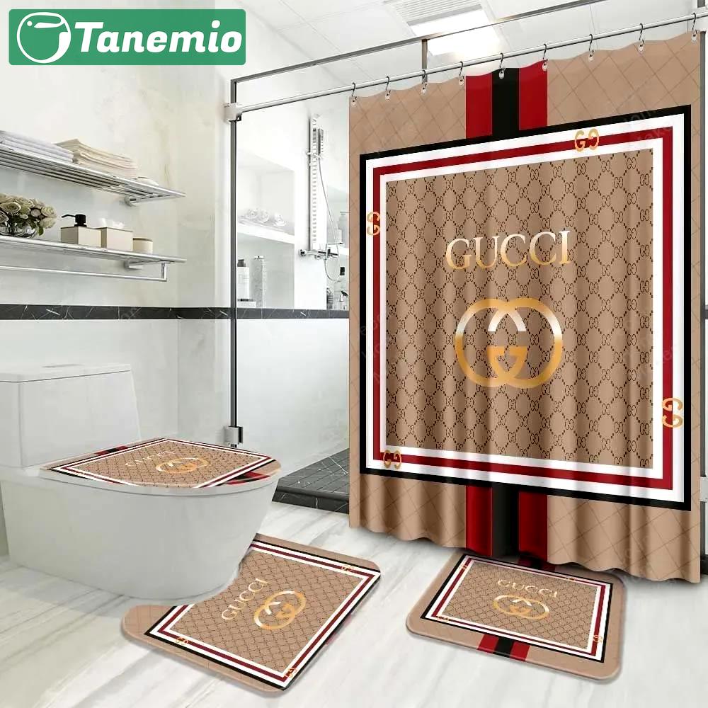 Gucci premium brown fashion limited luxury brand bathroom set home decor Bathroom Set