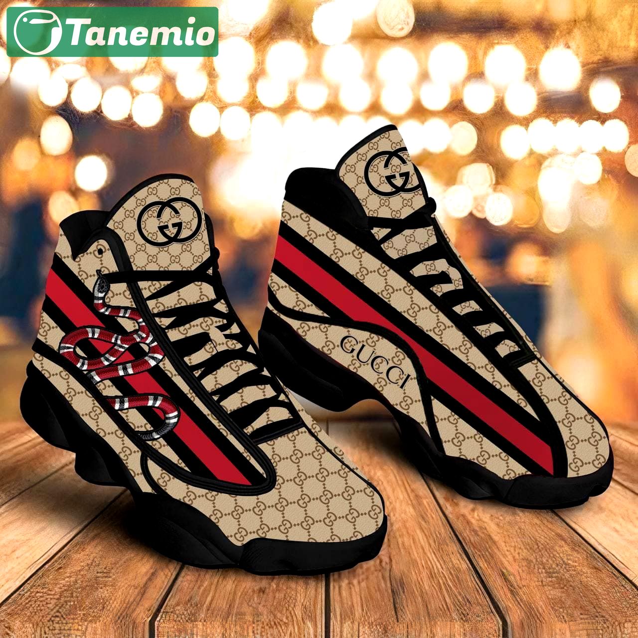 Gucci snake luxury black Air Jordan 13 Full Size Gifts For Men Women For Fans Shoes Sneakers