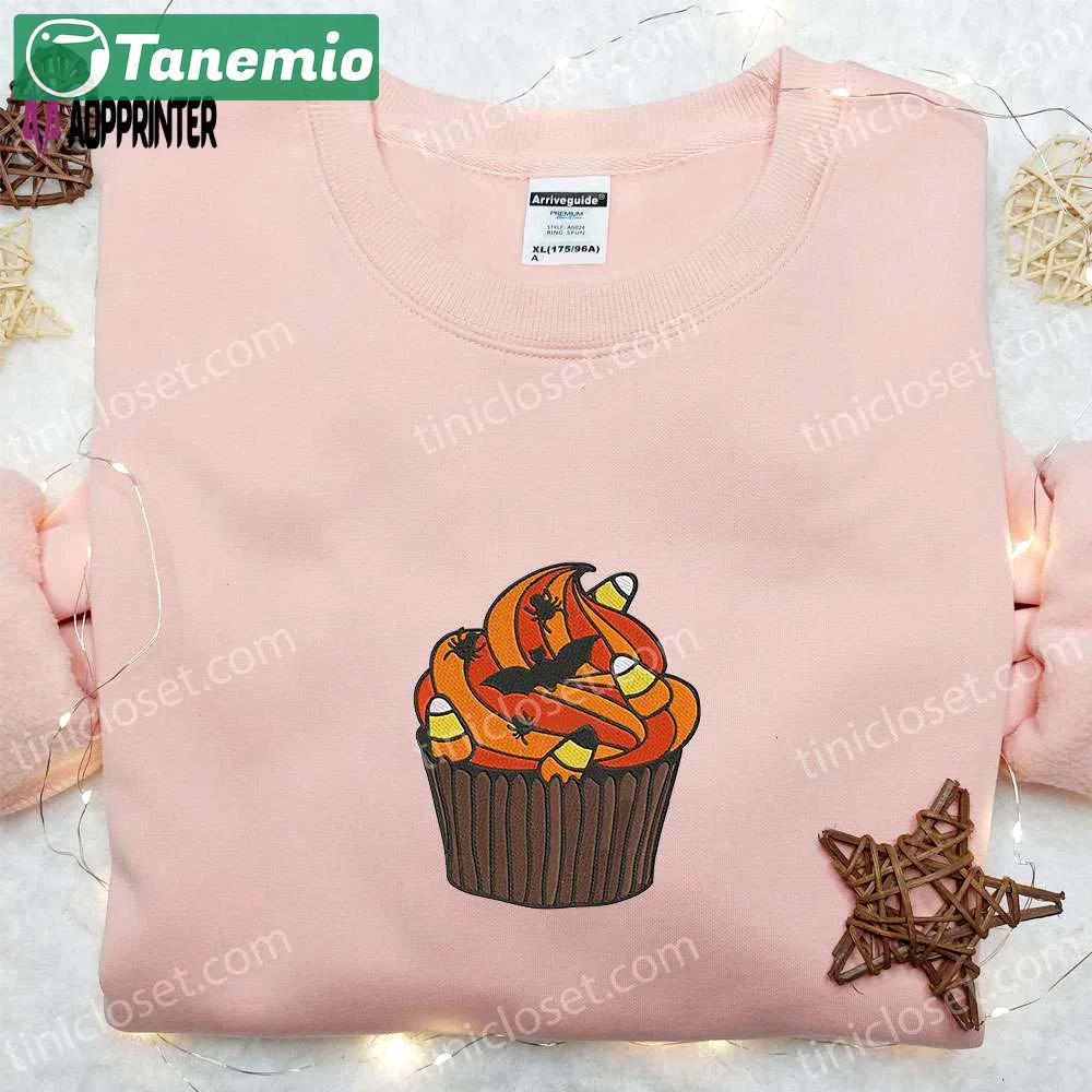 Halloween cupcake sweatshirt & hoodie: best gift ideas Embroidered Shirt
