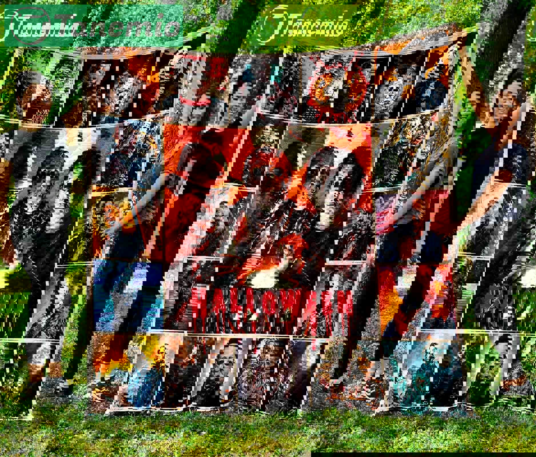 Halloween decorations michael myers halloween quilt blanket Quilt Blanket